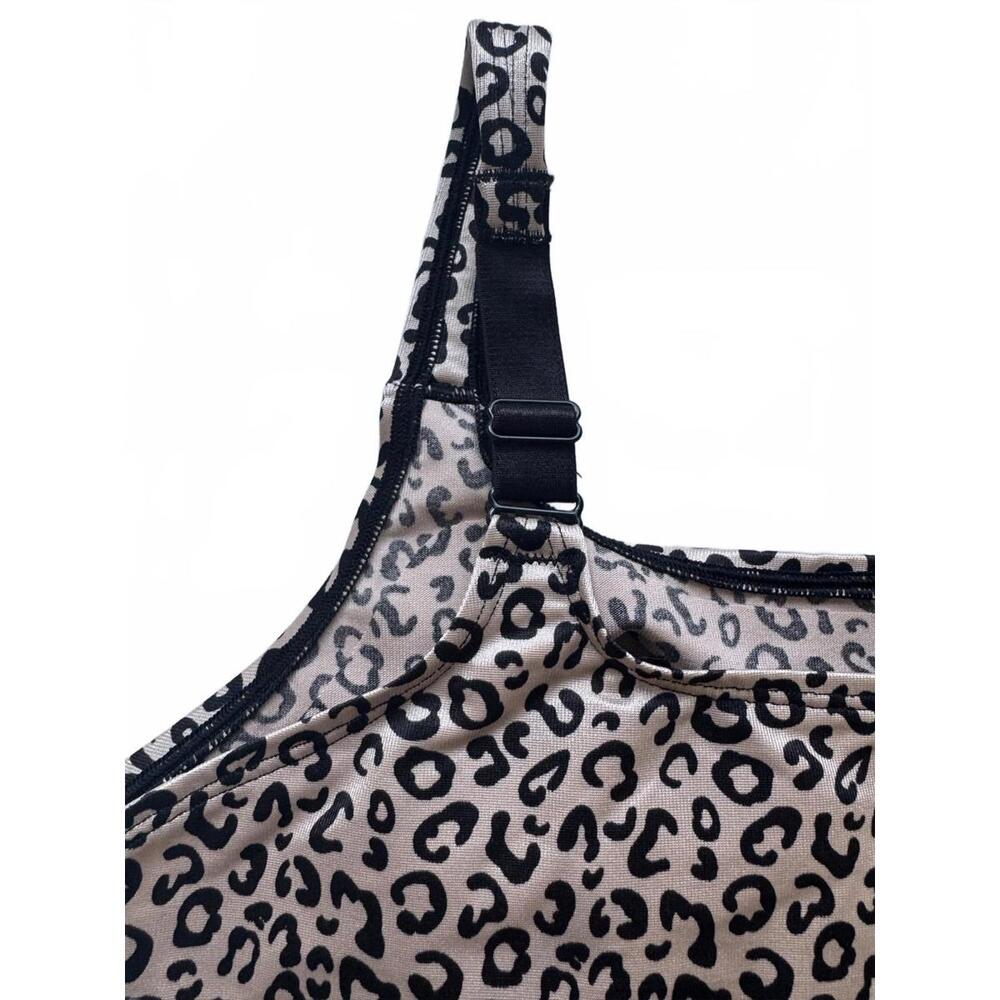 Ruby Ribbon Leopard Print Original Cami Shapewear 3022 Sz 40 - Picture 7 of 7